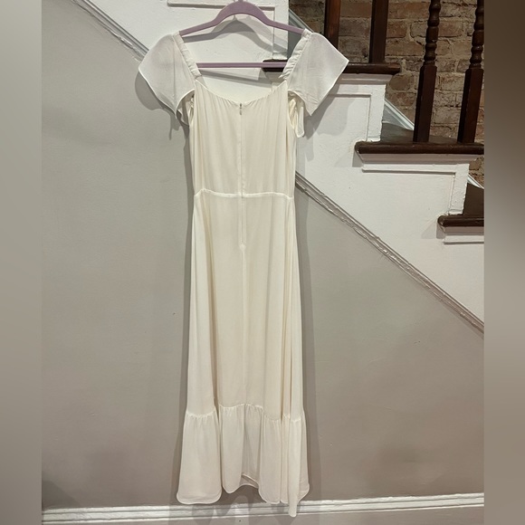 Reformation Butterfly Dress Ivory (Tailored smaller from size 8) - Picture 10 of 14